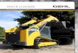 track loaders - Gehl Compact Equipment · OPERATOR STATION 6 ARMRESTS/RESTRAINT BARS All instrumentation and fully adjustable joystick control towers are conveniently located on the