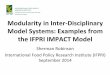 Modularity in Inter-Disciplinary Model Systems: …ilsi.org/researchfoundation/wp-content/uploads/sites/5/2016/05/... · Modularity in Inter-Disciplinary Model Systems: Examples from