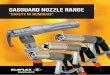 GASGUARD NOZZLE RANGE - Elaflex requirements, and like all GasGuard nozzles they are fully repairable. GASGUARD NOZZLE RANGE “SAFETY IN NUMBERS” THE ‘GG1’ ACME SERIES STANDARD