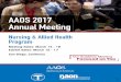 AAOS 2017 Annual Meeting site of the AAOS 2017 Annual Meeting. ... or her presentation. ... CSSGB Mary I. O’Connor, MD