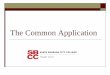 The Common Application - Santa Barbara City College Common Application.pdf · What is the Common Application? ... important: college research, visits, essay writing, and your coursework