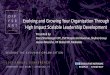 Evolving and Growing Your Organization Through High …cdn.shrm.org/raw/upload/v1493308227/HRPS/AC2017/Stacy_Shamberg… · Tech and Life sciences company ... Integrated with high