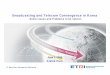 Broadcasting and Telecom Convergence in Korea · Broadcasting and Telecom Convergence in Korea - Some Issues and Problems to be solved - IT Services Research Division ... MoCT Telecommunications