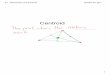2.7 - Orthocentre and Centroid · 2.7  Orthocentre and Centroid 14 October 04, 2017 Finding the Centroid Pg. 125 #22 Triangle XYZ has vertices X(0, 1), Y(6, 1), and