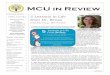 MCU in Review - Midwives College of Utah … · MCU in Review Transcript from the ... children chose a Dr. Seuss book for night time reading. No matter how many times I was ... Be