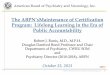The ABPN’sMaintenance of Certification - NuHealth · American Board of Psychiatry and Neurology, Inc. ... The ABPN’sMaintenance of Certification Program: Lifelong Learning in