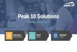 Peak 10 Solutions - chapters.acp-international.com Enterprise Strategy Group. ... Home Grown Apps Enterprise IT On Premise Production ... Enterprise Class Virtual Replication 26