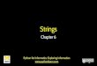 Strings - Dr. Chuck · Looking Inside Strings •We can get at any single character in a string using an index specified in square brackets •The index value must be an integer