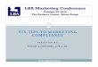 SIX TIPS TO MARKETING COMPLIANCE - lba.org Costonis PPT - Six Tips to...Wells Fargo Volkswagen ... from the Credit CARD Act; rules for consumer loan products in Regulation Z ... Six