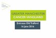 GREATER MANCHESTER CANCER VANGUARD · 16/06/2016 · Jenny Scott Programme Director Greater Manchester Cancer Vanguard Driving Innovation through the Cancer Vanguard •Significant