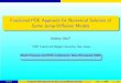 Fractional PDE Approach for Numerical Solution of Some ...itkin/publications/MFPDE2009.pdf · Fractional PDE Approach for Numerical Solution of Some Jump-Diﬀusion Models Andrey