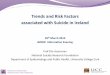 Trends and Risk Factors associated with Suicide in …nsrf.ie/wp-content/uploads/presentations/Presentation Grow 18-03...Trends and Risk Factors associated with Suicide in Ireland
