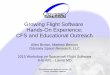 Growing Flight Software Hands-On Experience: CFS and ...flightsoftware.jhuapl.edu/files/2015/cFSWorkshop/OSR_CFS.pdf · Growing Flight Software Hands-On Experience: ... OSAL, PSP
