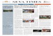 SEVA TIMES - Art of Living Foundation · SEVA TIMES Monthly Report Of ... Traditionally, the state is famous for kabaddi, ... drains and canals to increase ground wa-ter level and