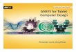 ANSYS for Computer for Tablet Computer Design ... Automated modeling and optimized analysis using ANSYS ... Equivalent Stress Contours Back Cover Off