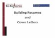 Building Resume and Cover Letter · SurfCam: Modeling With ProEngineer and Solid SECTION EXPLORE CAREERS ... Microsoft PowerPoint - Building Resume and Cover Letter.pptx Author: mkenirey