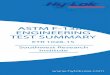 ASTM F-1387 ENGINEERING TEST SUMMARY F 1387 Test Summa ry Standard Specification for Performance ... Tensile Test After passing the pneumatic and hydrostatic proof tests, six of the