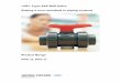 Type 546 Ball Valve Setting a new standard in piping systemsgf+katalogi-pdf/003/Foldery/+GF+... · ‡ Type 546 Ball Valve Setting a new standard in piping systems ¥ ‡ Piping Systems