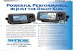 Performance in Just the right size - SI-TEX Flyer--final.pdf · Powerful Performance, in Just the right size. The new SVS-460C and SVS-560CF prove that you don’t need a big boat