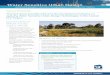 Key principles of WSUD in a dry tropics climate Benefits ... · KEY POINTS OF THIS FACT SHEET Key principles of WSUD in a dry tropics climate » Protection of natural resources –