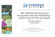 GIS, Remote Sensing and Ecosystem Service Modelling … · Dr Katie Medcalf CEnv Environment Director: Environment Systems GIS, Remote Sensing and Ecosystem Service Modelling –