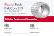 Rapid. Tech FabCon 3€¦ · Rapid.Tech conferecence flyer (1,000 copies) € DIN longformat 1/1 pagecoverU4 1,600.00 € 1/1 pagecoberU2/U3 1,050.00 € 1/1 