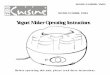 Yogurt Maker Operating Instructions - Euro Cuisine Maker Operating Instructions Before operating this unit, please read these instructions. MODEL NUMBER: YM80 MODEL NUMBER: YM80 CHARACTERISTICS