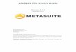 ADABAS File Access Guide - MetaSuite · 3.1. ADABAS/C Databases ... Indicating the Presence of Alternate Code Generation Tables ... Technical Guides • ADABAS File Access Guide