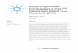 Analysis of Organochlorine Pesticide Residues in … levels of 70 to 120 % [1]. Traditionally difficult to recover, cis-chlordane, 4,4’-DDE, 4,4’-DDT, Endrin, and HCB showed acceptable