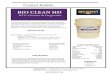 BIO CLEAN HD - Deckman Oil CLEAN HD Package Size 12 Quart Case Deckman Oil Co. ¥ 9 Norton Street ¥ Honeoye Falls, New York 14472 ¥ tel (800)836-0562 ... Safety Data Sheet (MSDS)