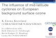 The influence of mid-latitude cyclones on European ... Monday... · The influence of mid-latitude cyclones on European background surface ozone. 2 The special issue is open to all