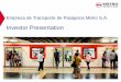 Presentación de PowerPoint - Metro de Santiago · Metro - Among the 14 Leading Subway Systems in the World CoMET (community of metros) is an international organization of underground