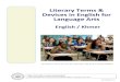 literary terms devices Khmer · ENGLISH KHMER Acronym An acronym refers to the practice of joining together two or more words in order to create an ... or phrases of the same sentence,