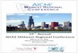 th Annual AIChE Midwest Regional Conference · The AIChE Midwest Regional Conference (MRC) continues into its 10th ... we welcome you to the 10th Annual AIChE Midwest Regional Conference
