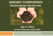 AEROBIC COMPOSTING 1 UNDERSTANDING THE … · AEROBIC COMPOSTING 1 UNDERSTANDING THE PROCESS July 17, 2013 ... cow, horse, rabbit, and ... To save time & effort 