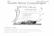 South-West Genealogist - Vicnethome.vicnet.net.au/~aigswbl/Issue70Nov1996.pdf · The Warrnambool Branch of the A.I.G.S. Inc., ... J. JORDAN publishes "A Ranger STEWART fights fire