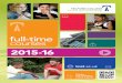 full-time courses - Telford College · full-time courses 2015-16 tcat.ac.uk Advice ... I chose Telford College to study at because it was easier for ... Rebecca Thomas