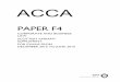 PAPER F4 - Amazon Simple Storage Service · This is a supplement to the BPP Learning Media Study Text for ACCA Paper F4 Corporate and Business ... In criminal cases the rules of evidence