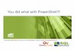 You did what with PowerShell?! - sqlmusings.com did what with PowerShell?! read my blog sqlmusings.com follow me on twitter @sqlbelle contact me donabel.santos@queryworks.ca 1. 