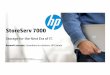 VMUG - HP 3PAR StoreServ for Virtualization - Hypervise · NEW: HP 3PAR StoreServ 7000 with 3PAR StoreServ File Services Tier 1 with midrange affordability Efficient: Reduce capacity