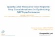 Quality and Resource Use Reports: Key Considerations … and Resource Use Reports: Key Considerations in Optimizing ... AAPM Report nothing receive a -4% penalty ... Hospital C XXXX