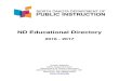 ND Educational Directory - North Dakota Educational Directory 2016 - 2017 ... Welcome to the 2016-17 edition of the North Dakota Educational Directory. ... Safe and Healthy Schools/Adult