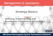 Strategy Basics - iltciconf.org Basics__vF APPROVED.pdf · • Sessions are designed to appeal to a broad group of leadership including operations, ... • Learn techniques for implementing