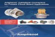 for Printed Circuit Board Applications - Farnell element14 · 17 10 4 1 3 9 16 24 31 25 32 39 40 46 47 52 53 55 Amphenol Cylindrical Connectors for Printed Circuit Board Applications