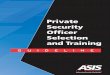 Private Security Officer Selection and Training 10/7/04 2:22 PM Page 3 Composite 1625 Prince Street Alexandria, VA 22314-2818 USA 703-519-6200 Fax: 703-519-6299 ... Private Security