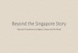 Beyond the Singapore Story - IPLOCA€¦ · Beyond the Singapore Story ... The maximum extent Of Malacca Sultanate in late 15th century Sea under effective control of Malacca Sultanate