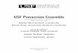 USF Percussion Ensemble - USF School of Musicmusic.arts.usf.edu/content/articlefiles/3560-2012-11-13... ·  · 2013-03-12USF Percussion Ensemble November 13, 2012 – 7:30 p.m. 