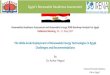 Egypt's Renewable Readiness Assessment - IRENA ... Anhar PPT RRA Validation.pdf · Egypt's Renewable Readiness Assessment ... Intercontinental CityStars, Cairo, Egypt. The Wide-Scale