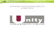 UNITY INFRAPROJECTS LIMITED · UNITY INFRAPROJECTS LIMITED . ... company has constructed a vast gamut of projects including buildings, mass housing projects, ... Unity Realty and