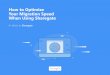 migration speed VF - Sharegate · Your Migration Speed ... everything and you’re ready to rock. ... and can potentially lead to significantly decreased performance